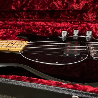 2023 Ernie Ball Music Man Retro 70’s Stingray Black -  8.5 pounds! image 5