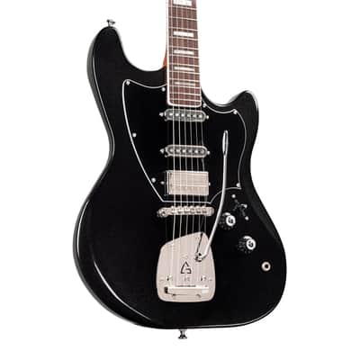 Guild Surfliner Deluxe Black Metallic - Solid Body Electric Guitar image 1