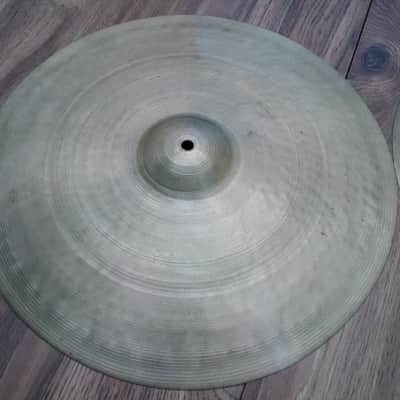 Zildjian Avedis 17" 2nd stamps - Hi Hats or Crash-Ride cymbals - 1930's or 1940's - 1040/1270 g - Brilliant - born together pair image 9