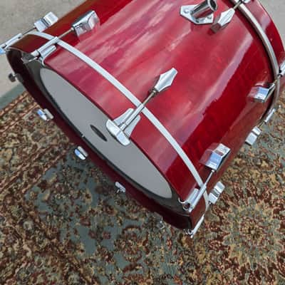 Fibes/Corder/Darwin Clone 14x24 Bass Drum - Ruby Red (No Spurs) C013-33 image 3