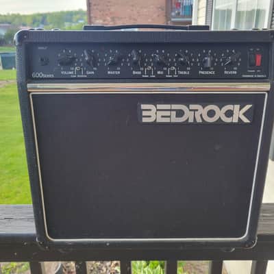 1990's USA Made Bedrock 600 Series Tube Guitar Amp Great Sound EL-84's
