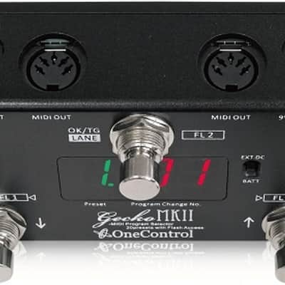 One Control Gecko MKII MIDI Switcher 2010s - Black | Reverb