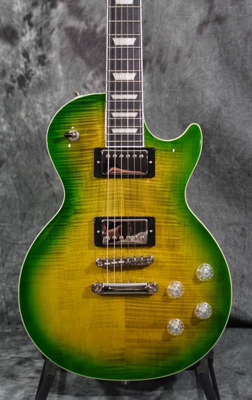 Epiphone Inspired by Gibson Modern Les Paul  Figured Iguana Burst w/ FREE Same Day Shipping image 1