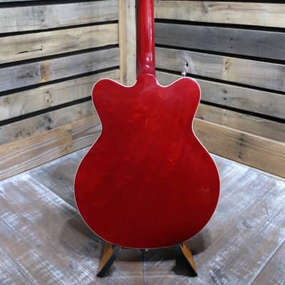 Used (2014) Gretsch G5422TDC Electromatic Double Cutaway Hollowbody Electric Guitar Transparent Red with Bigsby MIK image 4