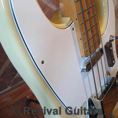 1970's Vintage Made in Japan Angelica Deluxe Tele Bass, all original with Case image 20