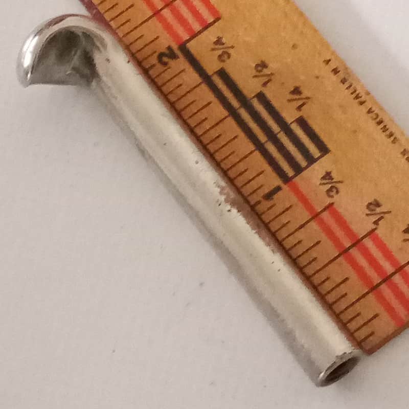 Leedy 10-24 Hook-Threaded Claw Nickel-Brass Snare/Bass Drum Tension-Rod 2.5" NOB image 1