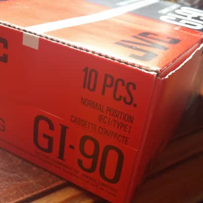JVC GI-90 CASE OF 10 Cassette Tapes NEW SEALED image 4