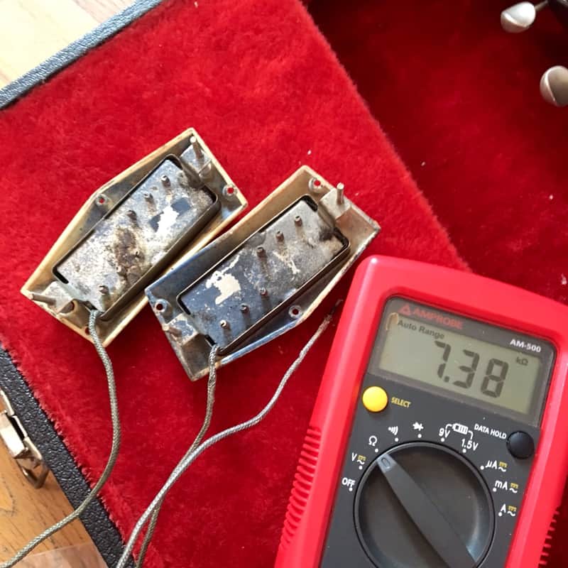 Gibson Silvertone 1446 Seth lover PAF Pair mini humbucker pickups