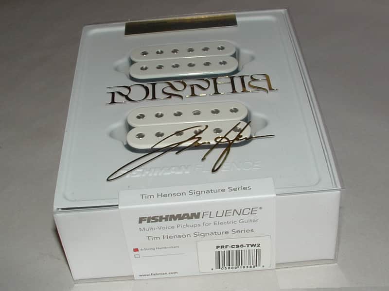 Fishman PRF-CS6-TW2 Tim Henson Signature Fluence Humbucker Set (White) image 1