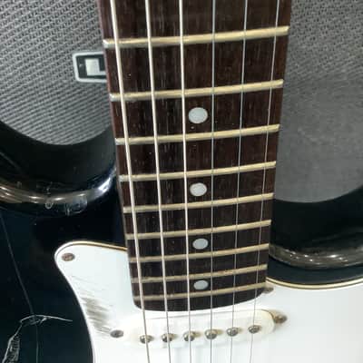 Silvertone STRAT STYLE GUITAR LATE 2000’s - BLACK image 5