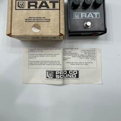 ProCo Small Box RAT 1984 - 1988 | Reverb Canada