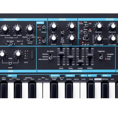 Novation BASS STATION II 25 Note Analogue Monosynth Keyboard Synthesizer - Open Box Mint image 2