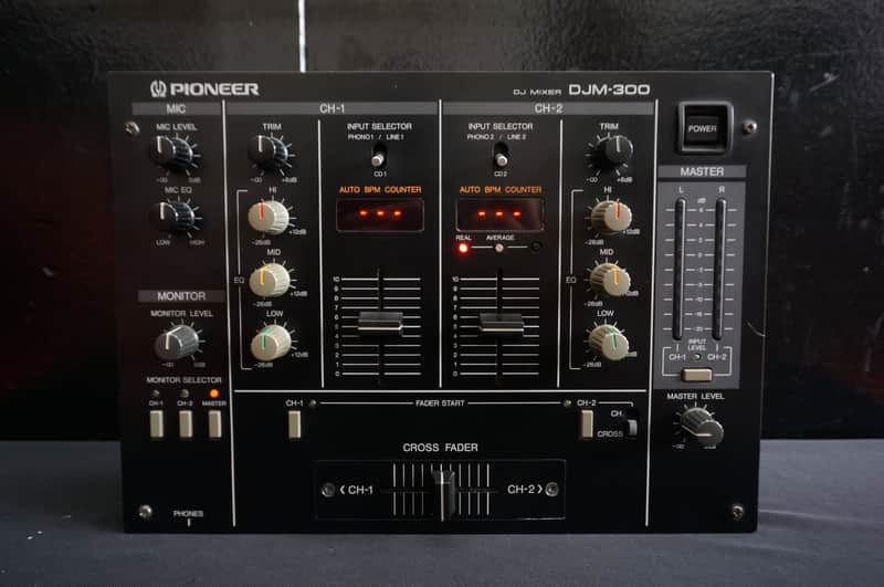 Pioneer DJM-300 Two Channel Performance DJ Mixer w/ 3-Band EQ - 100V image 1