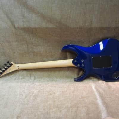 1991 Fender Heartfield Talon II Electric Blue Floyd Rose & Dimarzio's Orig Case Free US Shipping! image 8