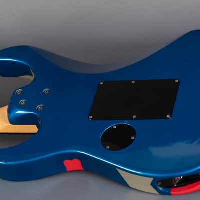 ESP Kamikaze II George Lynch Blue Camo 1989 image 9