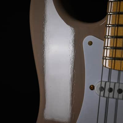 Fender Custom Shop Limited Edition 1954 Hardtail Stratocaster DLX Closet Classic- Dirty White Blonde (LXX0323) image 14