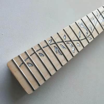 Telecaster Tele Style Guitar Maple Wood Neck with Tree of Life Inlay image 4