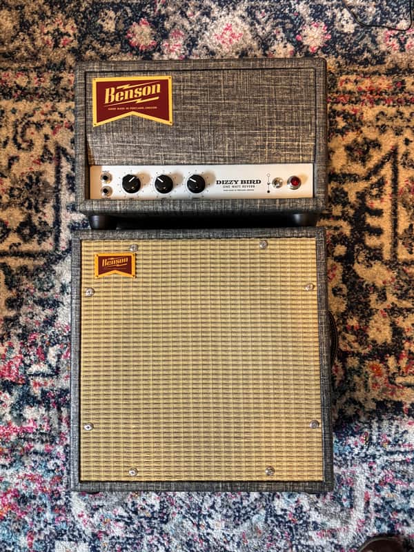 Benson Amps Dizzy Bird w/ Speaker Cabinet Night Moves w/ Wheat Grill image 1