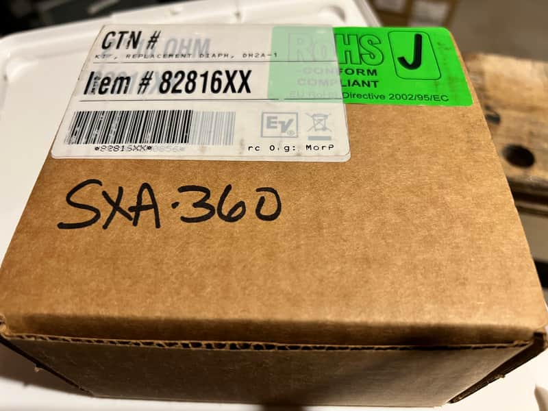 Electro-Voice 82816XX Diaphrams For SXA360 ( Pair ) image 1