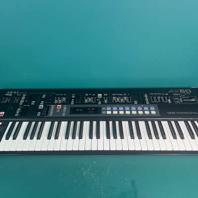 Akai AX60 AX-60 synthesizer 1980s - Black image 1