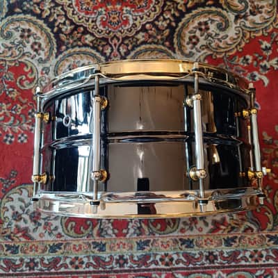 Pearl Steve Ferrone Signature 14"x6,5" 1999 - Black nickel over brass image 5