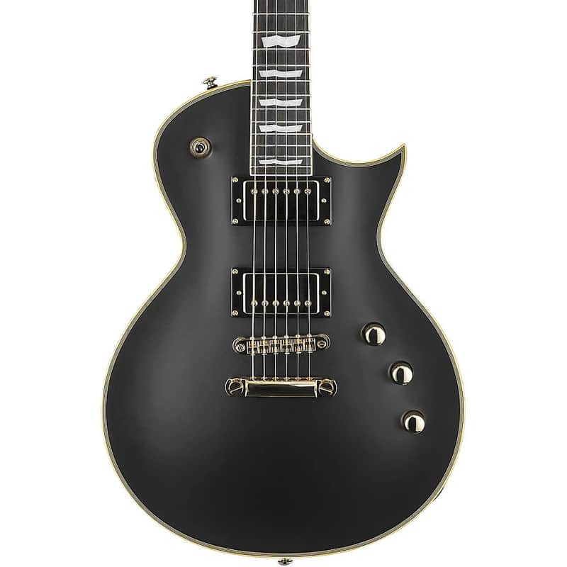 ESP LTD EC-1000 Duncan Electric Guitar - Vintage Black USED image 1
