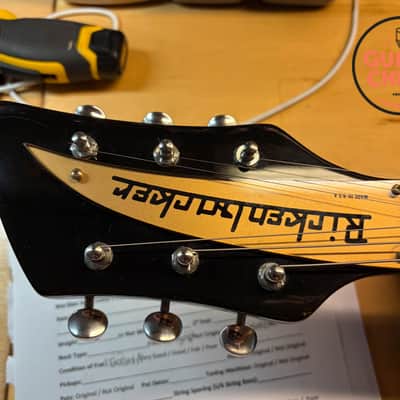 1989 Rickenbacker 325V59 Jetglo OHSC image 14