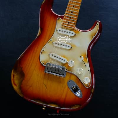 Fender Stratocaster American Sienna Sunburst Maple Made in USA Aged Relic image 9