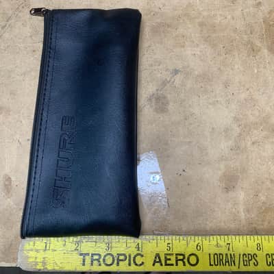 SHURE VINYL ZIPPERED MICROPHONE POUCH/SM58/SM57/SM56/EXCELLENT!- MAKE OFFER! ! image 5