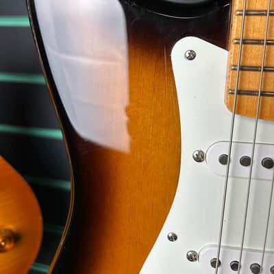 Fender American Original '50s Stratocaster 2-Colour Sunburst 2017 Electric Guitar image 5