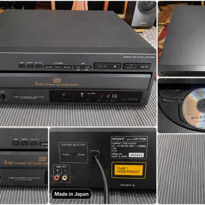 Sony CDP-C305M 1990 - Black painted metal image 11