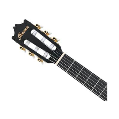 Ibanez GA5MHTCE Classical A/E Guitar - Weathered Black Open Pore image 4