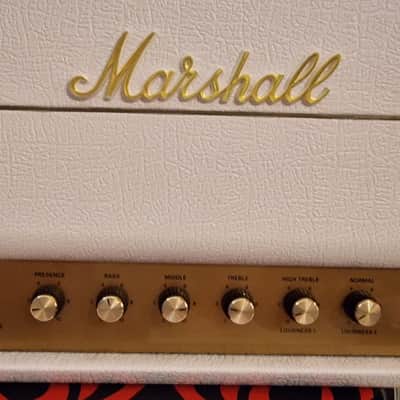 Marshall 1959SLP MK II Reissue 2-Channel 100-Watt Guitar Amp Head 1993 - 2000 - White imagen 13