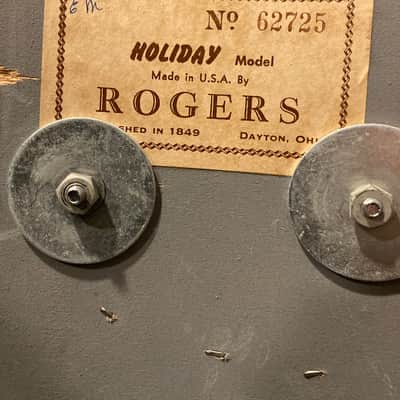 Rogers 5 pc Holiday Drum Kit 1966 Red Onyx image 15