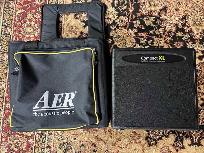 AER Compact XL 2-Channel 200-Watt Acoustic Guitar Combo (W/ Carrying Case and Manuals)) image 1