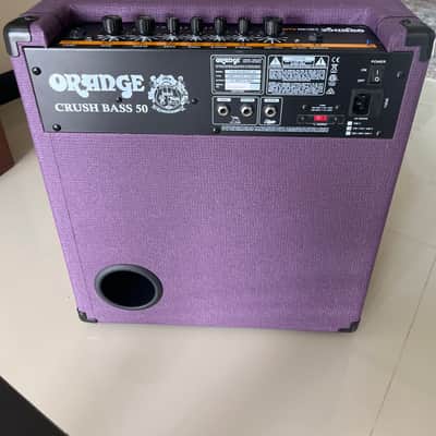 Orange Crush Bass 50 Glenn Hughes Limited Edition 50-Watt 1x12" Bass Combo 2021 - Purple image 3