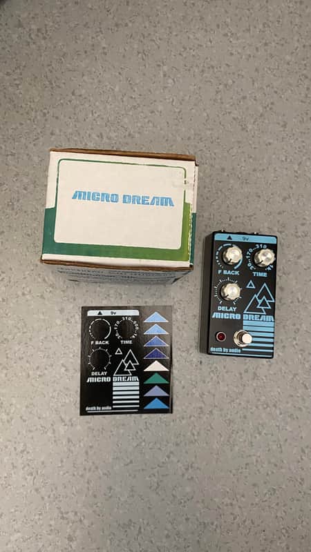 Death By Audio Micro Dream Delay 2010s - Black/Blue image 1