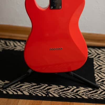 Fiesta Red Fender Telecaster w/ Fishman Greg Koch Fluence Pickups, Roasted Maple Neck, Contoured Body, Brass Compensated Saddles - Gator Case image 10