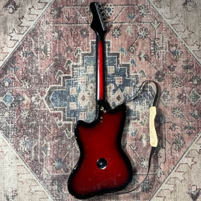 1960s Silvertone 1452 Hornet Vintage Danelectro Made In USA Electric Guitar W/ Strap! image 6