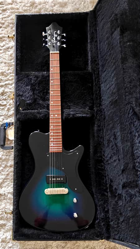 Thomas Rodriguez Custom Sunburst 2000s - Black with Blue sunburst image 1