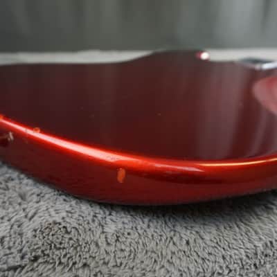 94-95 Fender Japan Jazz Bass Candy Apple Red w/ Gig Bag image 16