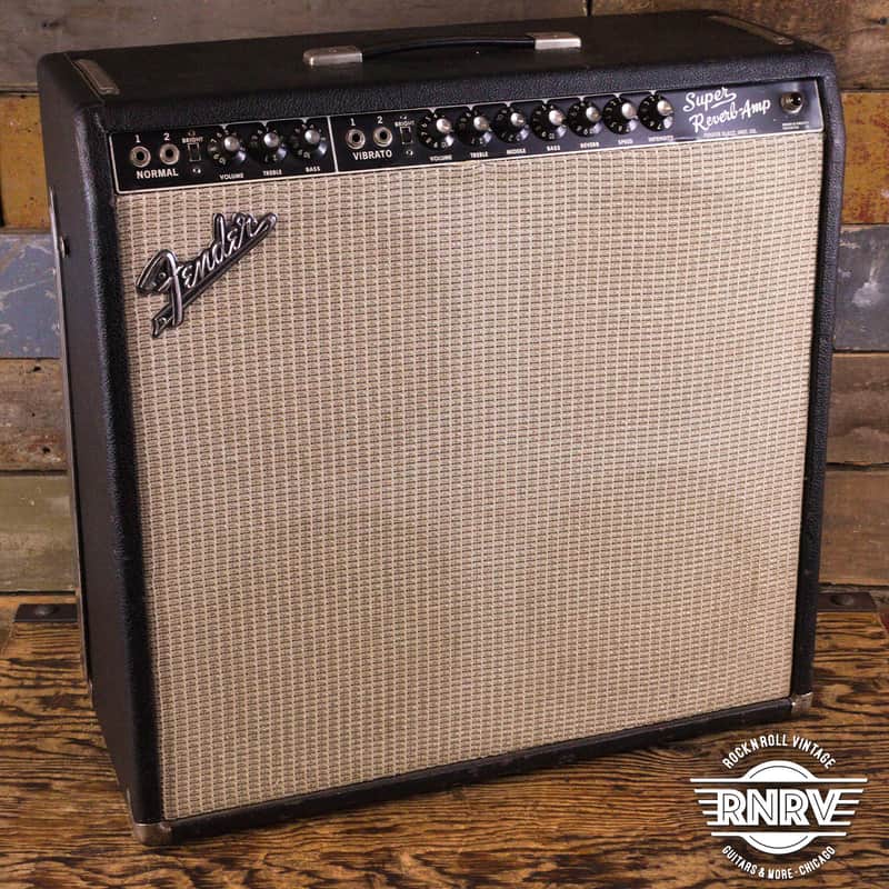 1965 Fender Super Reverb 2-Channel 40-Watt 4x10" Guitar Combo image 1
