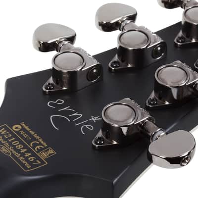 Schecter Ernie C C-1 Left-Handed Satin Black Reign image 17
