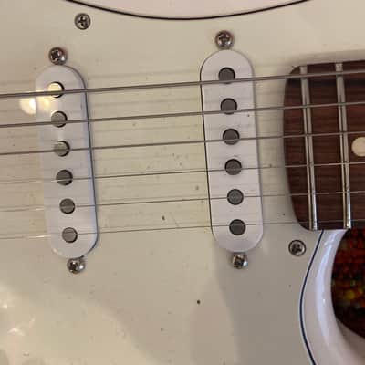 Fender Player Stratocaster Olympic White with Klein pickups and other mods image 8