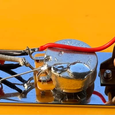 Fender Telecaster Custom Pre Wired 5-Way Control Plate 2026 - Chrome image 3