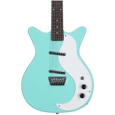 Danelectro 59 Electric Guitar, 12-String, Aqua image 4