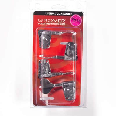 Grover 145C Titan Bass Guitar Tuners, 2x2 Set - Chrome image 3