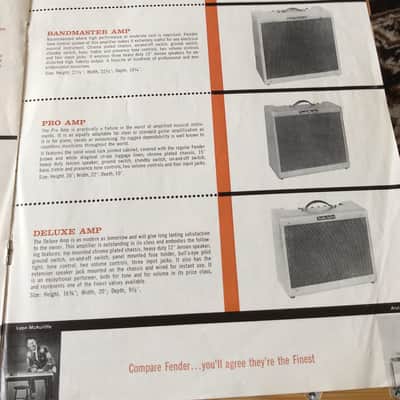 Original vintage late 1950's - Fender Full Line Catalog image 6