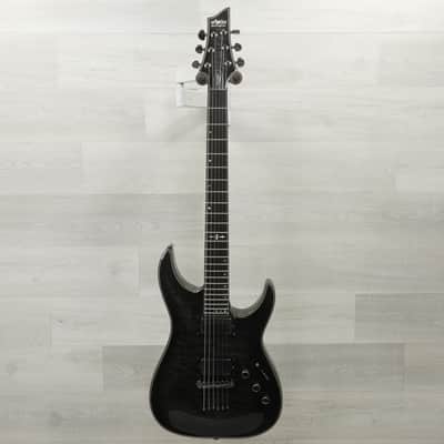Used Schecter Hellraiser Hybrid C-1 Electric Guitar Black image 9