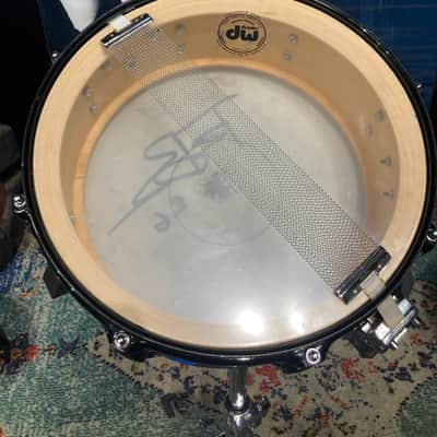 DW Terry Bozzio's 5x13" Collector's Craviotto Solid Shell Snare Drum 1998-Transparent Black Satin Oil image 20